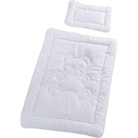 Mack Edredón y Almohada para Cuna 100x135 y 40x60 cm- Relleno de Fibra